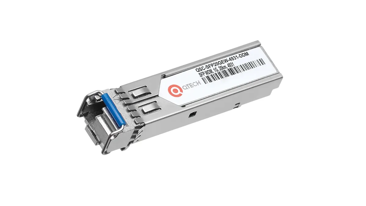 Оптический модуль SFP WDM BIDI QTECH QSC-SFP20GEW-4931-DDM
