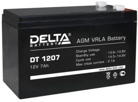 Аккумулятор DELTA Battery DT 1207