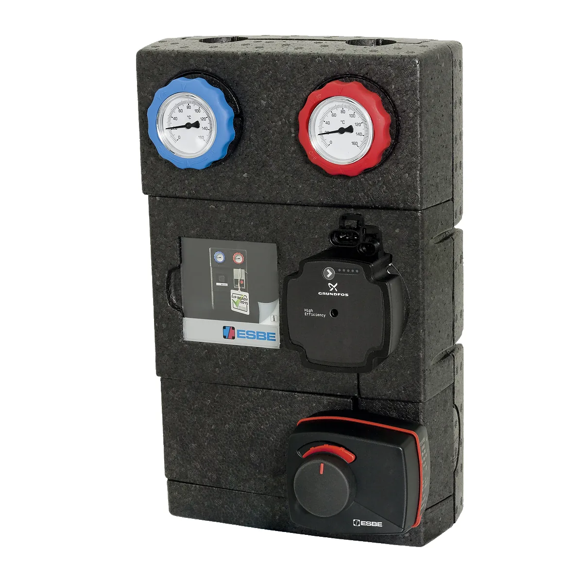 Насосная смесительная группа ESBE GRA112 Grundfos 25-50, DN 25, G 1