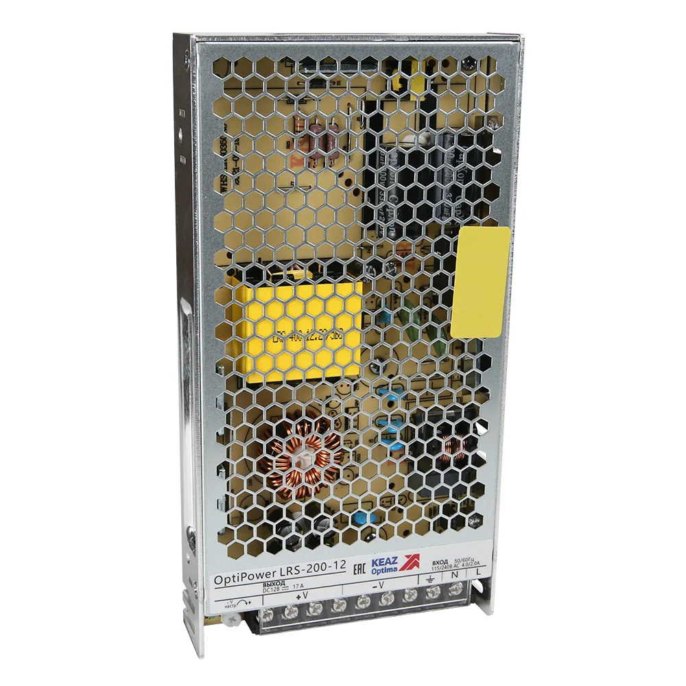 Блок питания панельный КЭАЗ OptiPower LRS 200-12 17A