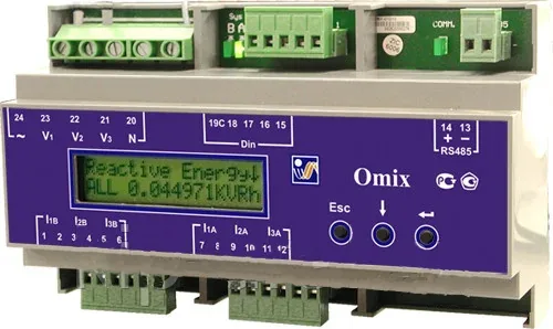 Мультиметр Omix D9-MA-3x2R-0.1-RS485