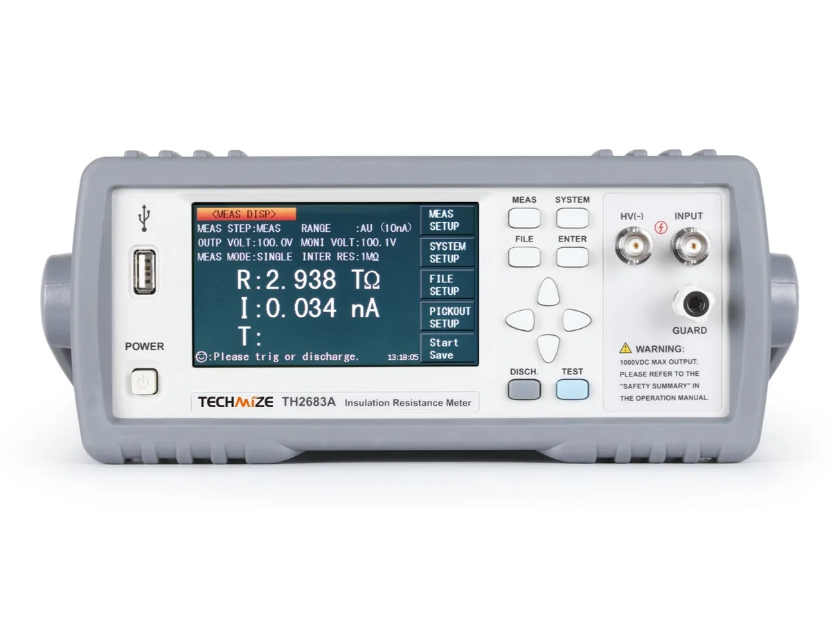 Измеритель сопротивления изоляции Techmize (Tonghui) TH2683